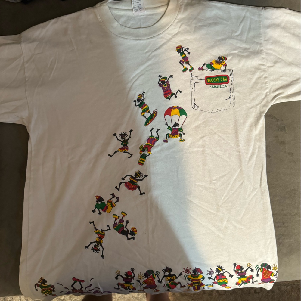 Vintage single stitch raggae jam shirt